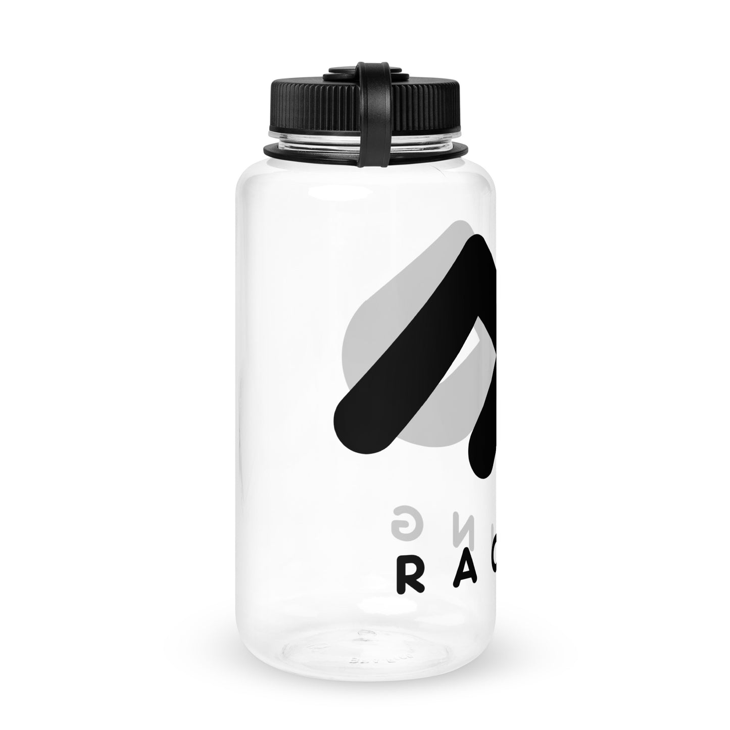 Wide mouth plastic water bottle